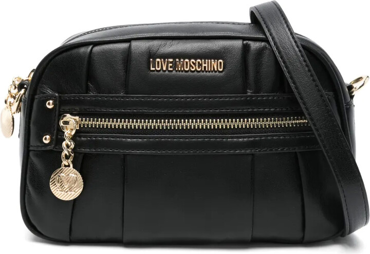 Love Moschino Logo-Plaque Cross Body Bag