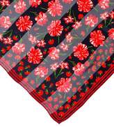 Thumbnail for your product : Saint Laurent Silk Floral Print Scarf