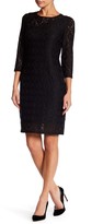 Thumbnail for your product : Laundry by Shelli Segal Geo Lace Dress (Petite)