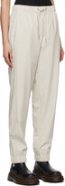 Thumbnail for your product : Rains Off-White Drawstring Lounge Pants