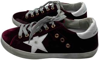 golden goose burgundy velvet