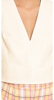 Thumbnail for your product : Rachel Zoe Ashtyn Cropped Leather Top