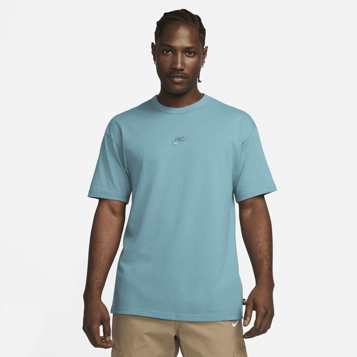 Nike Men's Sportswear Premium Essentials T-Shirt in Blue - ShopStyle
