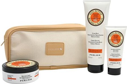 Perlier Shea Butter & Orange Creme 3-piece Holiday Kit