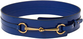Thumbnail for your product : Gucci Blue Patent Leather Horsebit Waist Belt 85CM