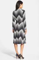 Thumbnail for your product : Donna Ricco Print Belted Jersey Fit & Flare Dress