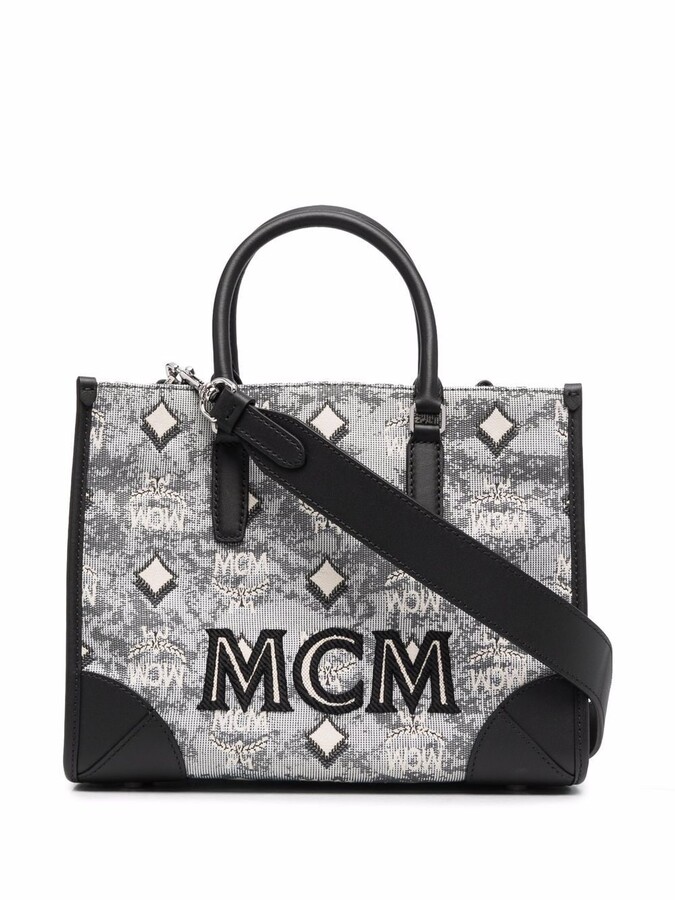 MCM 'Aren Boston Small' Shoulder Bag Unisex - Black - ShopStyle