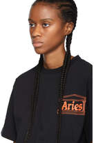 Thumbnail for your product : Aries Black Classic Temple T-Shirt