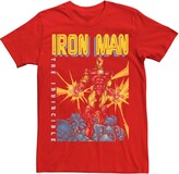 Thumbnail for your product : Licensed Character Men's Marvel Avengers Iron Man The Invincible Dark Portrait Tee