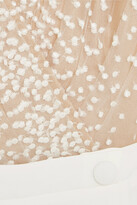 Thumbnail for your product : Rime Arodaky Joni Swiss-dot Tulle And Crepe Gown - White