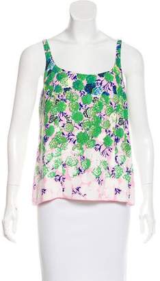 Marc Jacobs Sleeveless Floral Top