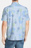 Thumbnail for your product : Tommy Bahama 'Bossa Nova Bloom' Original Fit Short Sleeve Silk & Cotton Sport Shirt