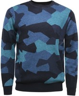 Thumbnail for your product : Paul Smith Camouflage Merino Wool Jumper