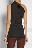 Thumbnail for your product : Rick Owens One-shoulder jersey top