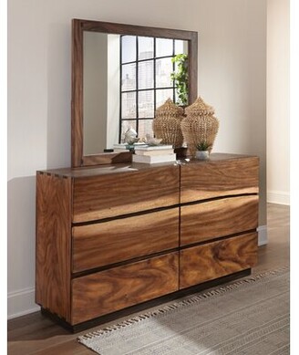 Foundry Select Domingue 6 Drawer Double Dresser with Mirror