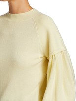 Thumbnail for your product : Jonathan Simkhai Mackenzie Puff-Sleeve Cashmere Sweater
