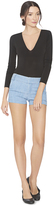 Thumbnail for your product : Alice + Olivia Chambray Cady Short