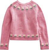 Thumbnail for your product : Boden Kids' Embroidered Floral Cardigan