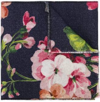 Gucci GG and Blooms print scarf