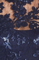 Thumbnail for your product : Tadashi Shoji Sequin Illusion Lace Dress (Regular & Petite)