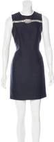 Thumbnail for your product : Thomas Wylde Embellished Silk-Blend Dress