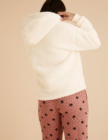 Thumbnail for your product : Marks and Spencer Fleece Hooded Zip Up Short Jacket