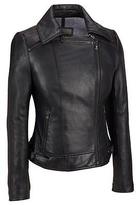 Thumbnail for your product : Wilsons Leather Womens Plus Size Zipper Collar Lamb Cycle Jacket