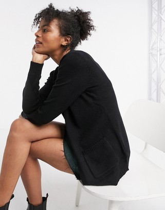 Only knitted cardigan in black