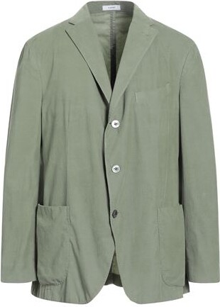 Boglioli Velvet Suit Jacket in Deep Jade for Men Mens Jackets Boglioli Jackets Green 