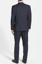 Thumbnail for your product : David Donahue 'Ryan' Classic Fit Charcoal Plaid Suit