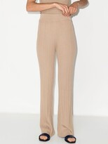 Thumbnail for your product : ST. AGNI Pleated Knitted Trousers