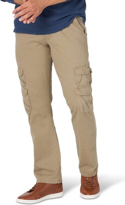 Wrangler Authentics Men's Premium Relaxed Fit Straight Leg Cargo Pant -  ShopStyle Trousers