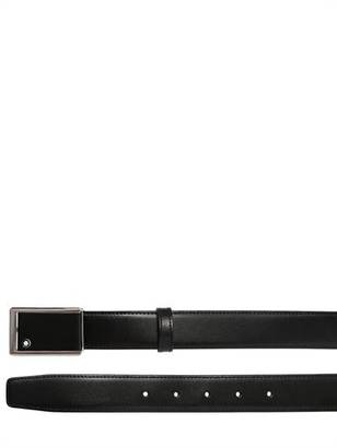 Montblanc 30mm Classic Line Leather Belt