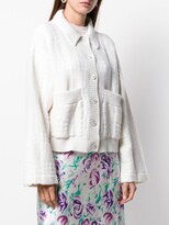 Thumbnail for your product : Barrie Ribbed Trim Cardigan