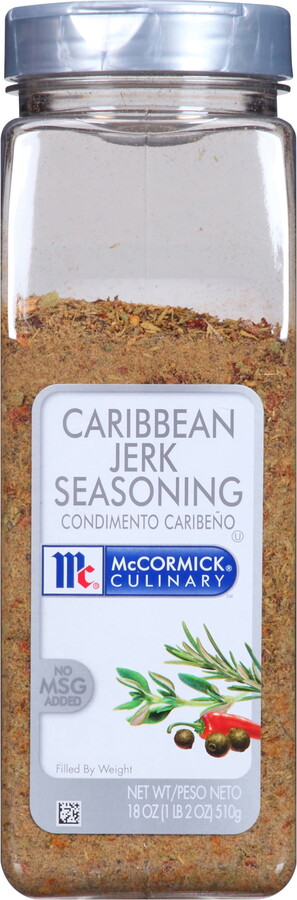 McCormick Culinary Kosher Caribbean Jerk Seasoning, 18.0 oz Bottle