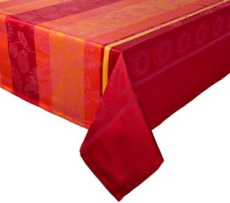 Tradition Sud Pondy Orangeade 63" x 63" Cotton Tablecloth