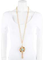 Thumbnail for your product : Stephanie Kantis Howlite & Jasper Santorini Tudor Pendant Necklace