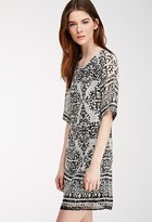 Thumbnail for your product : Forever 21 Contemporary Tribal Print Shift Dress
