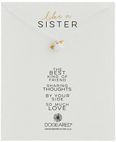 Thumbnail for your product : Dogeared Like a Sister Sparkle Heart w/ Arrow Necklace
