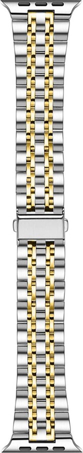 POSH TECH Rainey Silver/Gold Stainless Steel Band for Apple Watch
