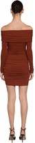 Thumbnail for your product : Alexandre Vauthier Off Shoulder Stretch Jersey Mini Dress