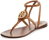 Thumbnail for your product : Tory Burch Leticia Logo Thong Sandal, Tan