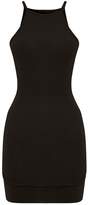 Thumbnail for your product : PrettyLittleThing Petite Black High Neck Bodycon Mini Dress