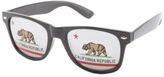 Thumbnail for your product : Charlotte Russe Mirrored California Flag Wayfarer Sunglasses