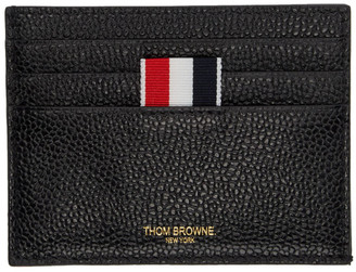 Thom Browne Black Double-Sided Card Holder