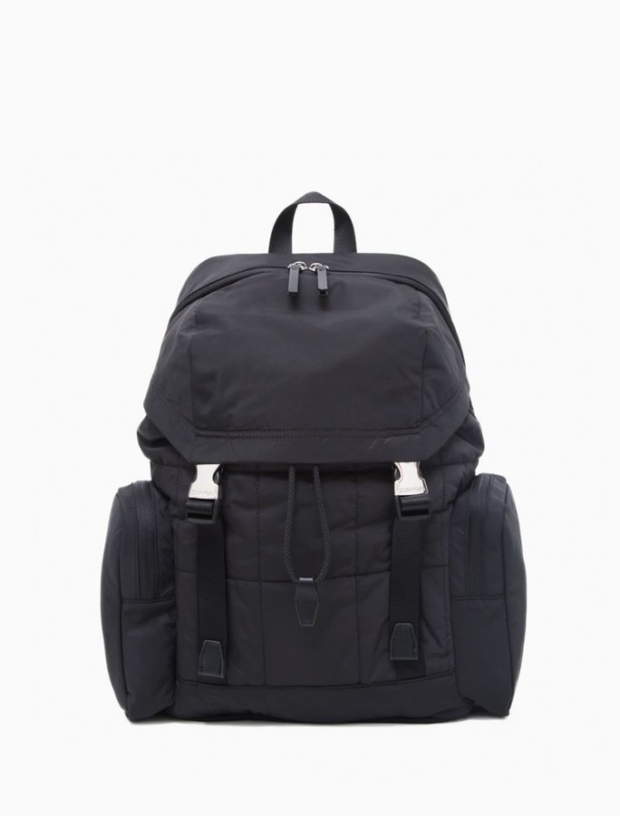 Calvin Klein Rectangle Quilted Large Flap Backpack ShopStyle