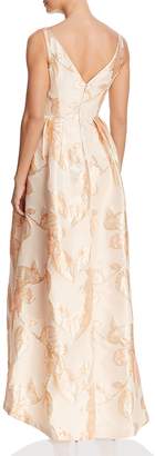 Adrianna Papell Jacquard High/Low Ball Gown - 100% Exclusive