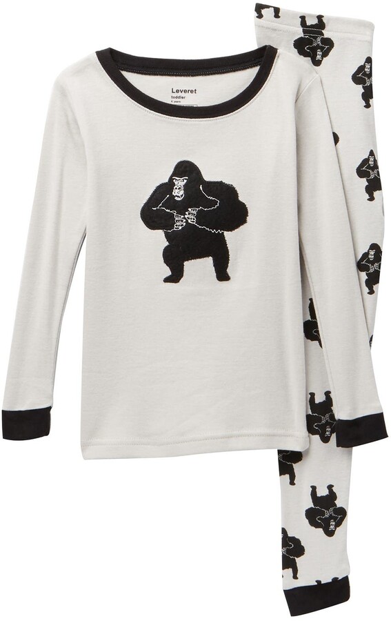 Leveret Gorilla 2-Piece Pajama Set - ShopStyle