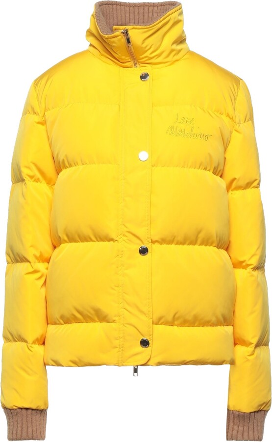 Love Moschino Down Jacket Yellow - ShopStyle