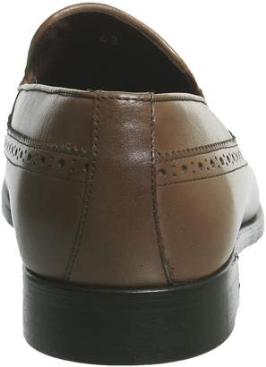 Poste Fragola Tassel Loafers Tan Leather